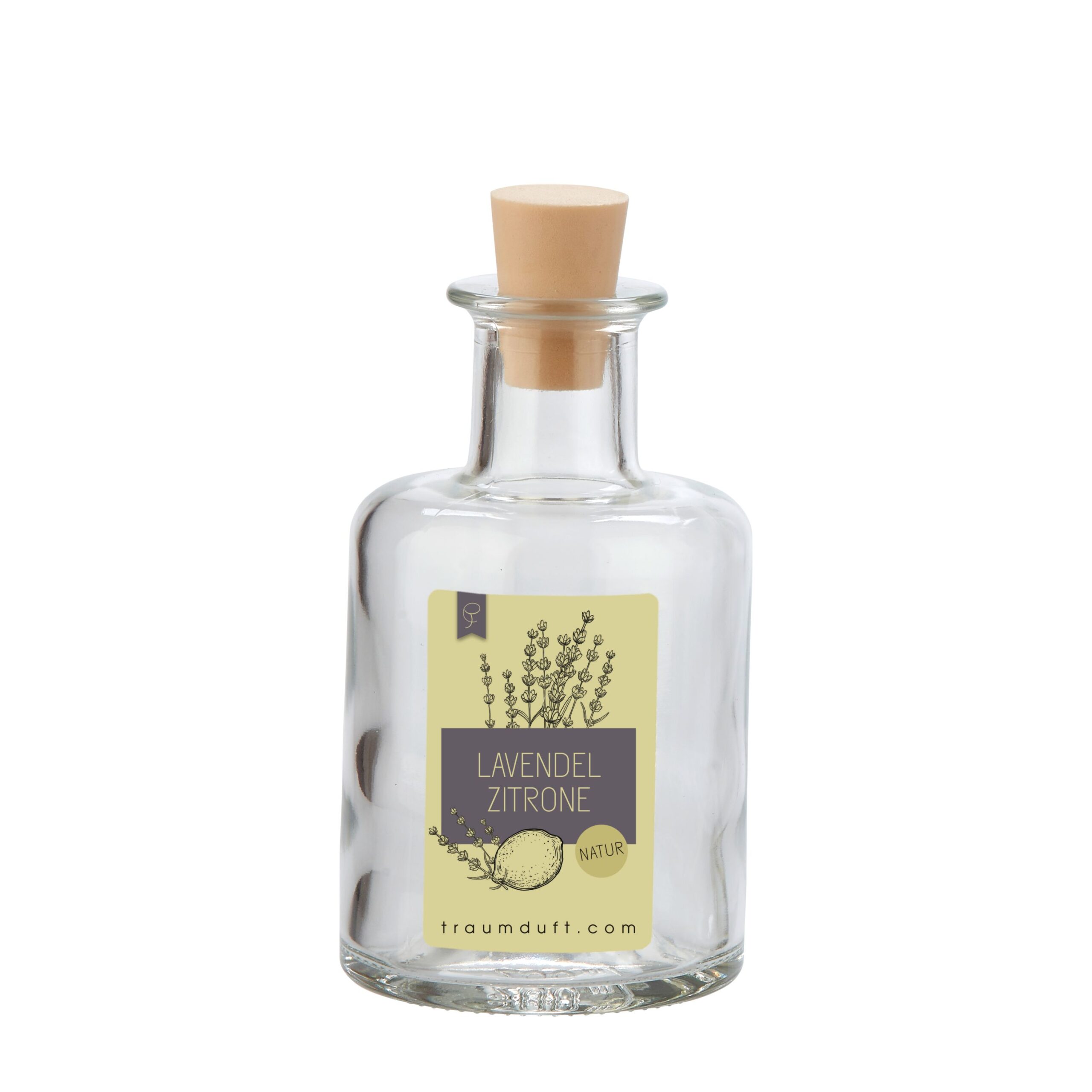 Traumduft, Mikado Apothekerflaschen Diffusor Lavendel Zitrone