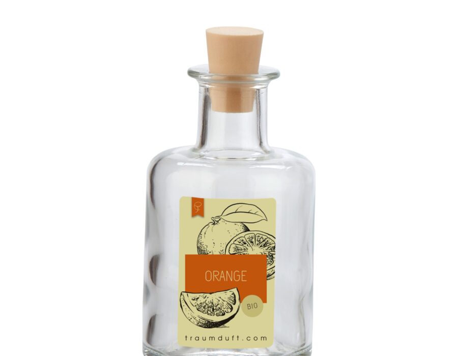 Traumduft, Mikado Apothekerflaschen Diffusor Orange