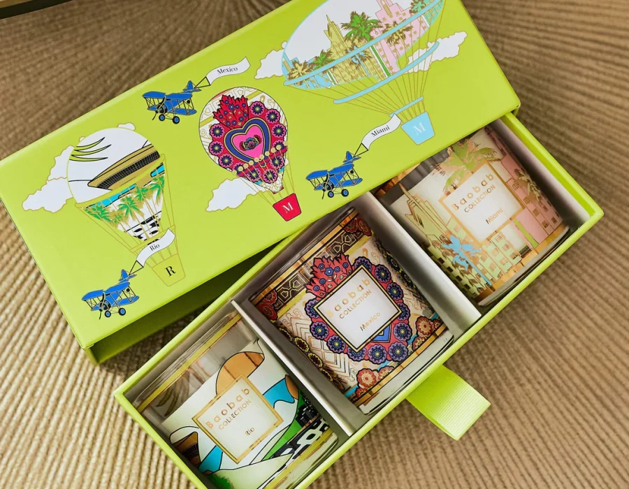 Baobab Collection Duftkerzen TRIO MINI RIO MEXICO MIAMI
